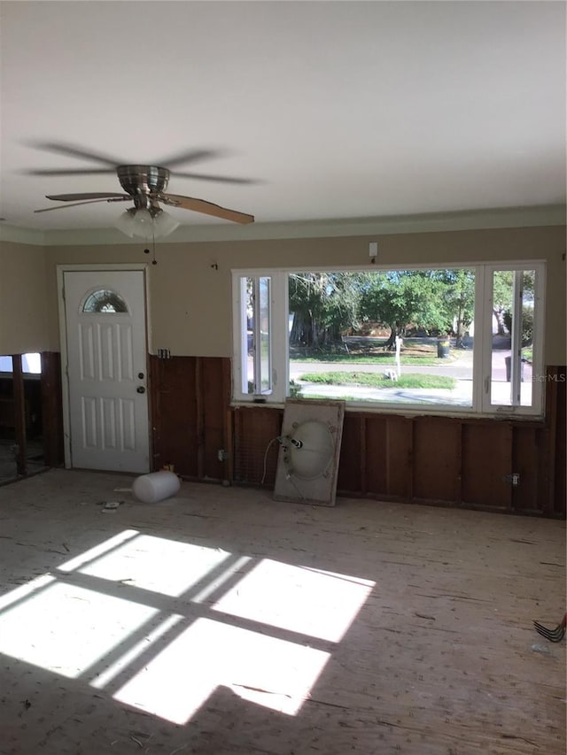 interior space featuring plenty of natural light