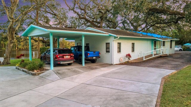 10501 Bridgewood Dr, Riverview, FL 33578 - view of front of home featuring a carport