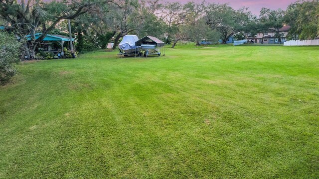 10501 Bridgewood Dr, Riverview, FL 33578 - view of yard at dusk