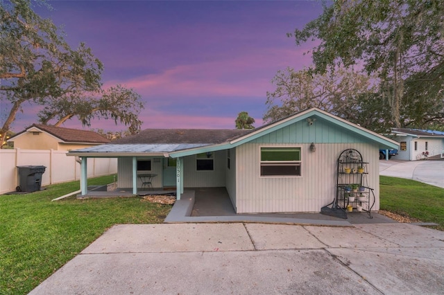 10501 Bridgewood Dr, Riverview, FL 33578 - view of front of property with a lawn
