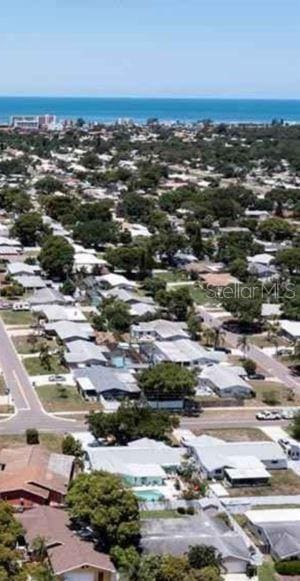 9911 Antilles Dr, Seminole, FL 33776 - aerial view with a water view