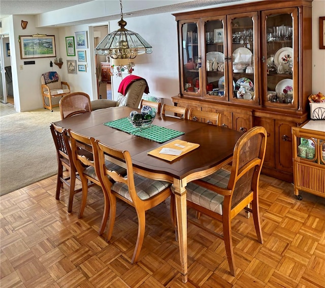 view of dining area