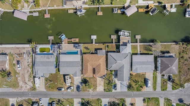 13614 Evelane Dr, Hudson, FL 34667 - aerial overview of property's location featuring a large body of water and nearby suburban area