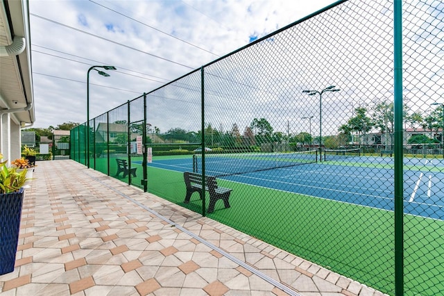 view of sport court