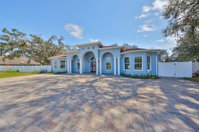 view of mediterranean / spanish house