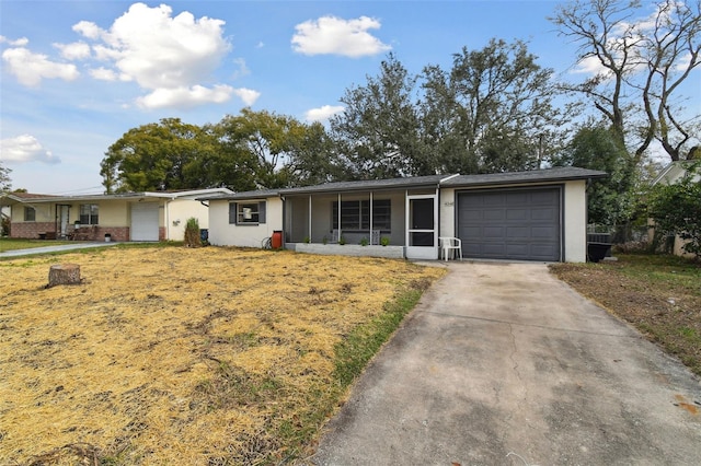 ranch-style house with a garage