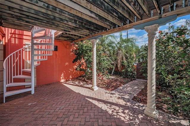 view of patio