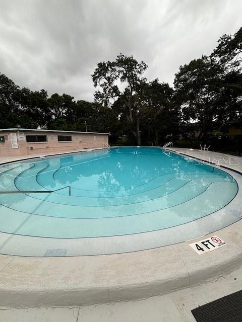 view of pool