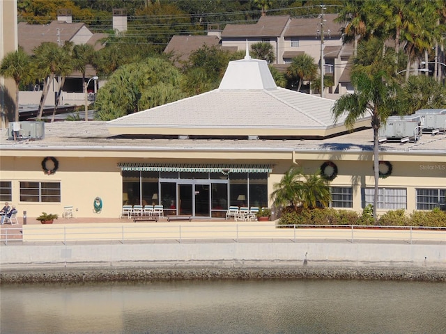 view of property featuring a water view