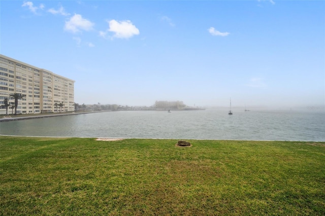 view of water feature