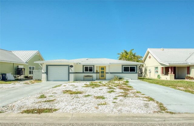 ranch-style house with a garage