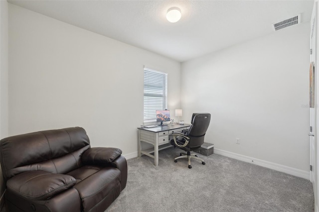 7580 Pool Compass Loop, Wesley Chapel, FL 33545 - office area with baseboards, carpet, and visible vents