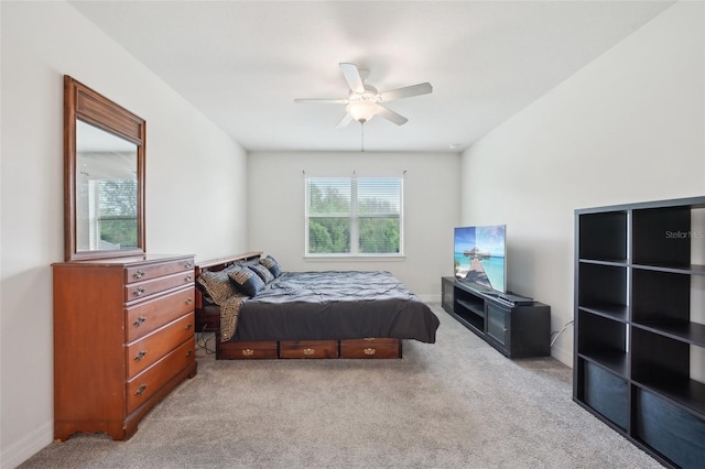 7580 Pool Compass Loop, Wesley Chapel, FL 33545 - bedroom with baseboards, ceiling fan, and carpet