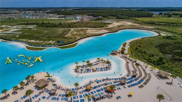 7580 Pool Compass Loop, Wesley Chapel, FL 33545 - drone / aerial view featuring a water view