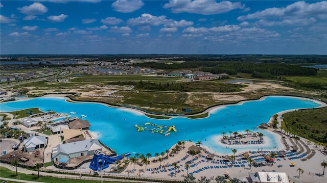 7580 Pool Compass Loop, Wesley Chapel, FL 33545 - drone / aerial view featuring a water view