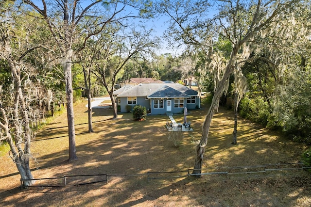 view of front of home