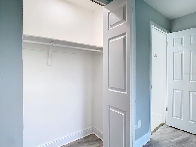 view of closet