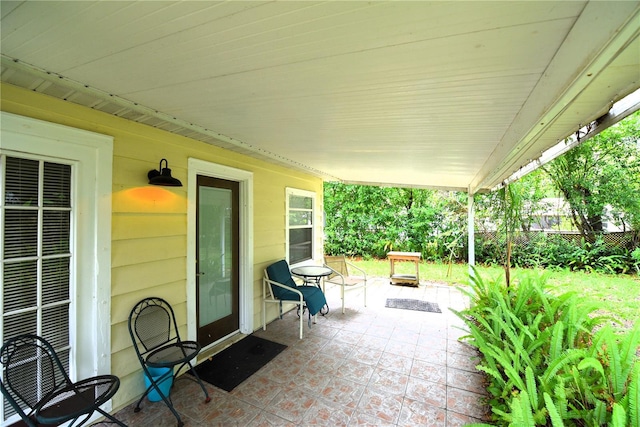 view of patio