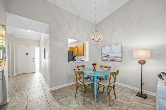 view of dining area