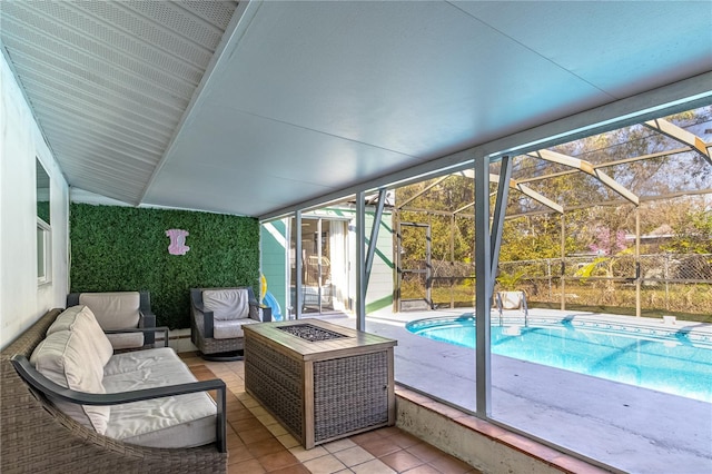 sunroom featuring a healthy amount of sunlight