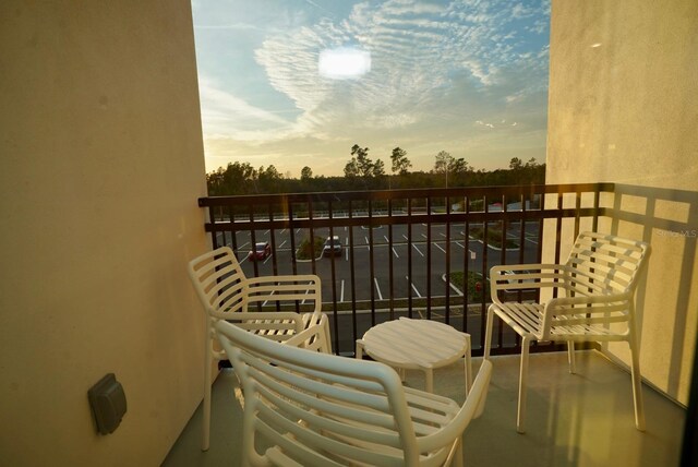 15695 Grove Resort Ave Unit 4303, Winter Garden, FL 34787 - view of balcony at dusk