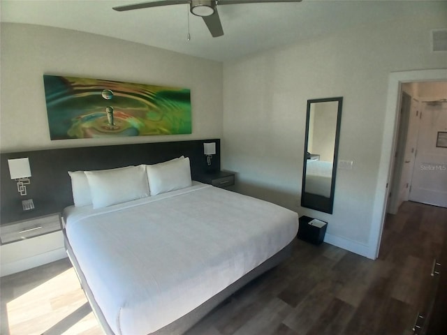 15695 Grove Resort Ave Unit 4303, Winter Garden, FL 34787 - bedroom with wood finished floors, baseboards, and a ceiling fan