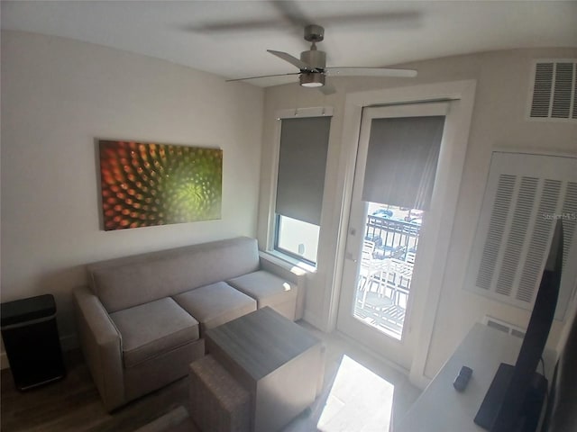 15695 Grove Resort Ave Unit 4303, Winter Garden, FL 34787 - unfurnished living room with a ceiling fan