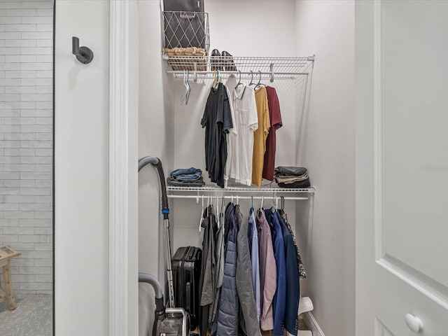 view of closet