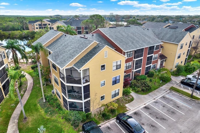 birds eye view of property featuring a residential view