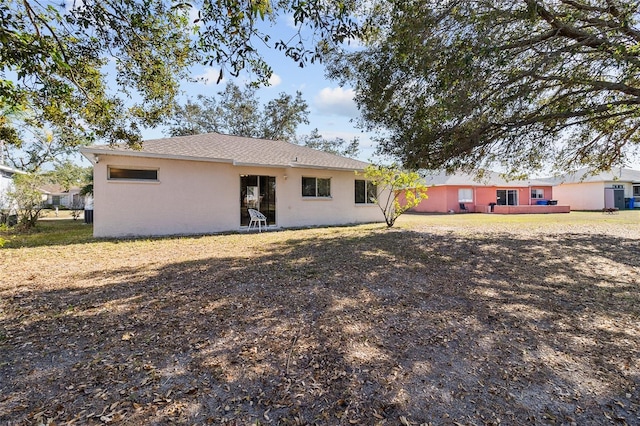 view of rear view of property