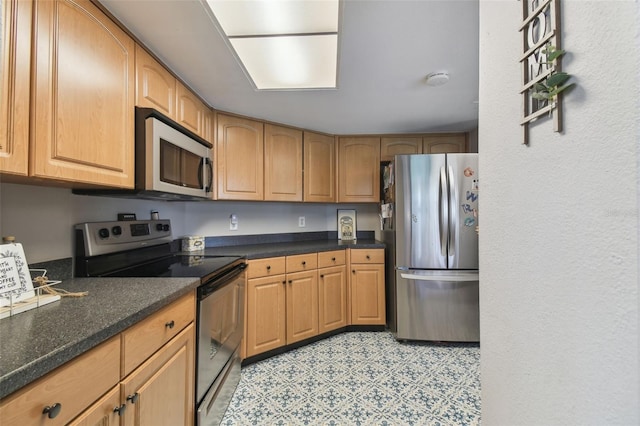 kitchen featuring appliances with stainless steel finishes