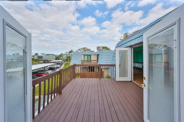 14505 Catalina Cir, Seminole, FL 33776 - view of wooden terrace