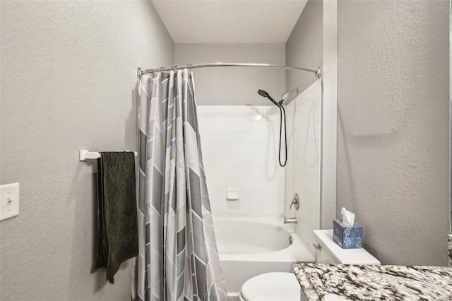 4221 W Spruce St Unit 1414, Tampa, FL 33607 - bathroom with shower / bath combination with curtain and toilet