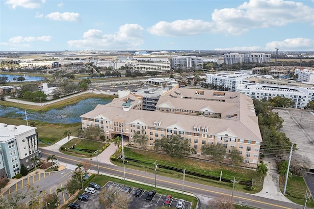 4221 W Spruce St Unit 1414, Tampa, FL 33607 - drone / aerial view featuring a water view