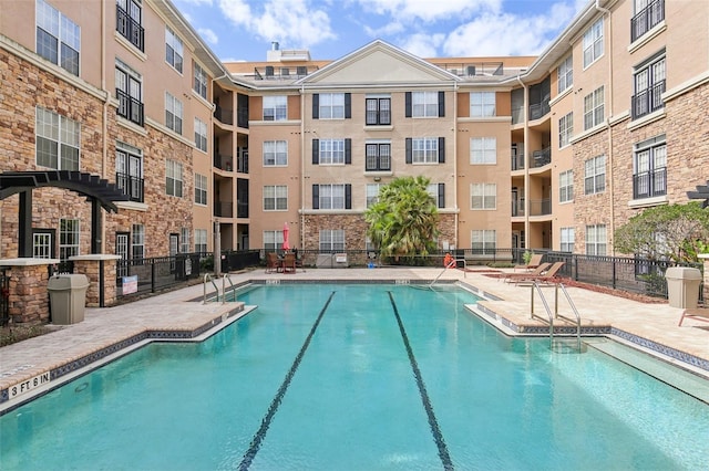 4221 W Spruce St Unit 1414, Tampa, FL 33607 - view of swimming pool with a patio