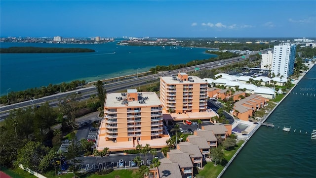 7432 Sunshine Skyway Ln S Unit 206, Saint Petersburg, FL 33711 - drone / aerial view featuring a water view