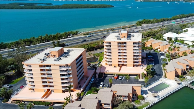7432 Sunshine Skyway Ln S Unit 206, Saint Petersburg, FL 33711 - drone / aerial view with a water view