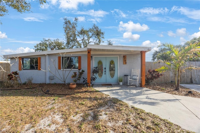 view of front of house