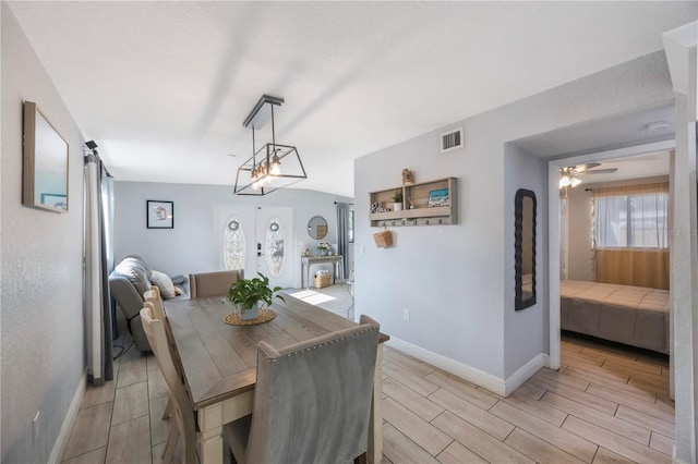 9169 Robin Rd, Seminole, FL 33777 - dining space with ceiling fan