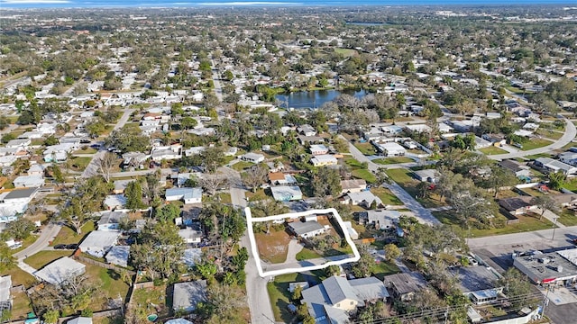 9169 Robin Rd, Seminole, FL 33777 - bird's eye view featuring a water view