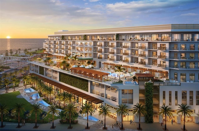 15000 Madeira Way Unit 411, Madeira Beach, FL 33708 - balcony featuring a water view