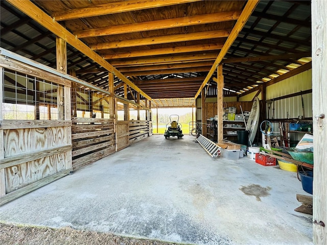 view of stable