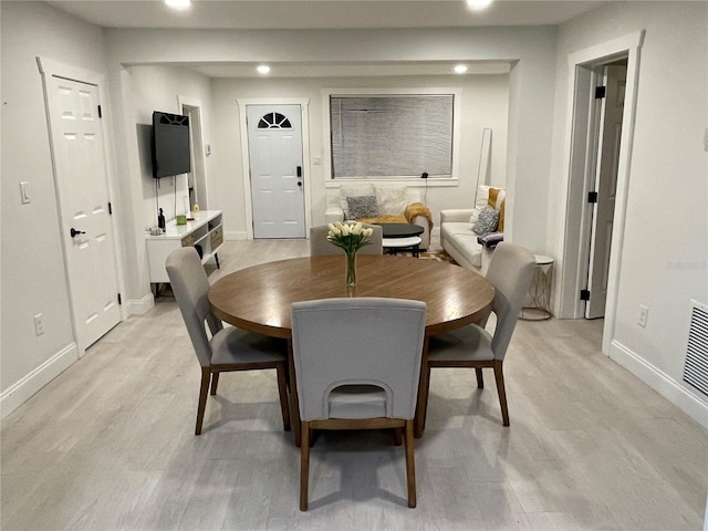 2613 E 23rd Ave, Tampa, FL 33605 - dining room featuring light hardwood / wood-style flooring