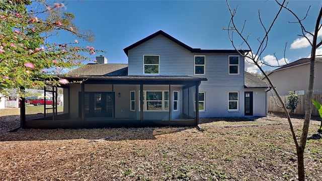 view of rear view of house