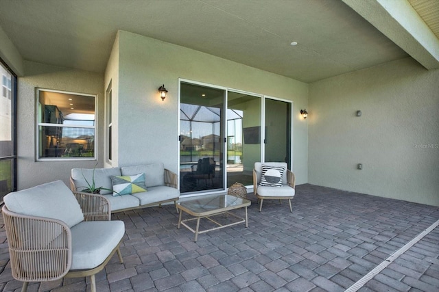 view of patio / terrace with outdoor lounge area