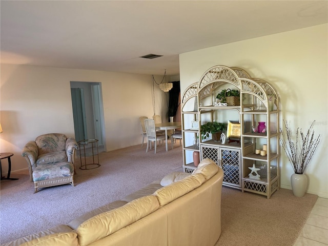 14132 89th Ave, Seminole, FL 33776 - carpeted living area featuring visible vents