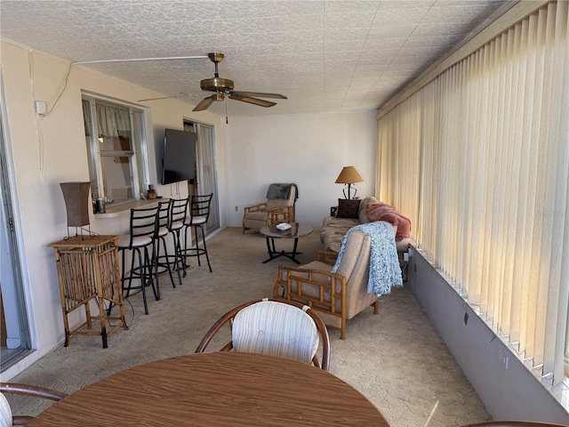 14132 89th Ave, Seminole, FL 33776 - sitting room featuring light colored carpet and ceiling fan