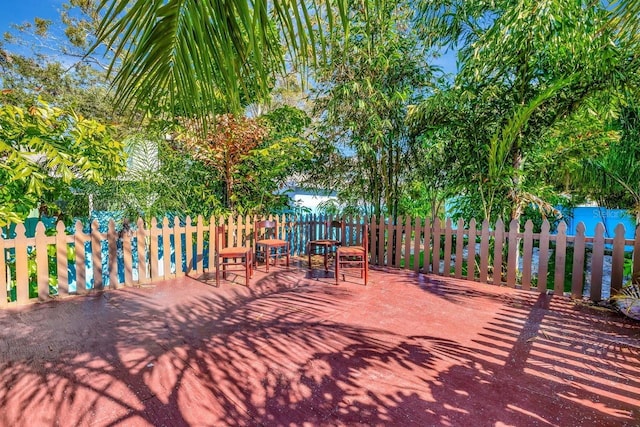 1011 W Columbus Dr, Tampa, FL 33602 - view of patio / terrace featuring fence private yard