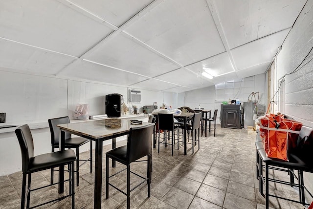 1011 W Columbus Dr, Tampa, FL 33602 - dining space with an AC wall unit