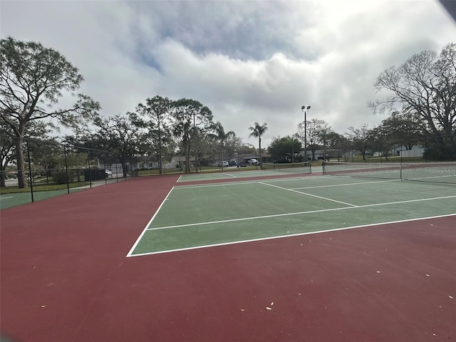 view of sport court